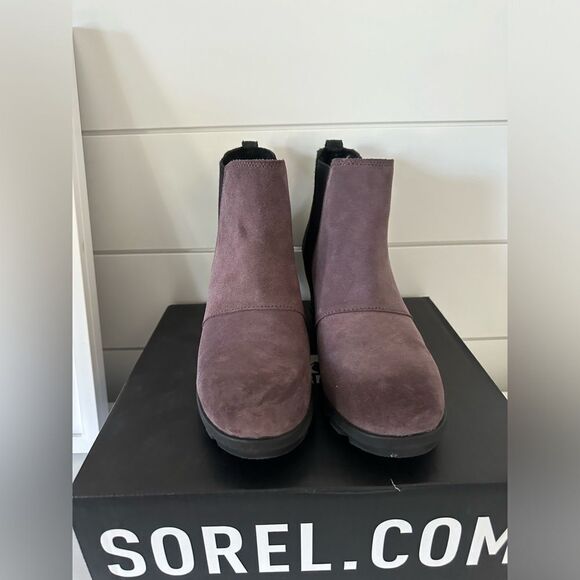 Purple Sorel Joan of Arctic Wedge Boots - Picture 4 of 10